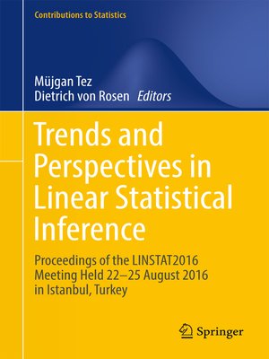 cover image of Trends and Perspectives in Linear Statistical Inference